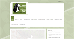 Desktop Screenshot of englishspringerfoundation.org